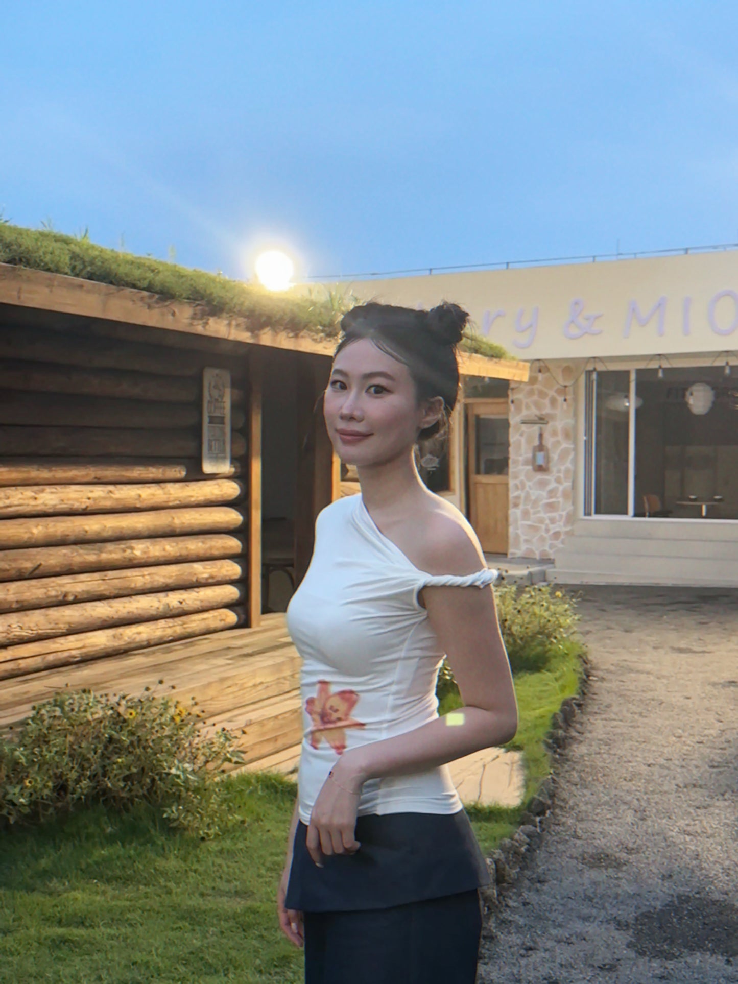 Jeju Onni Bloom Top & Strap Set