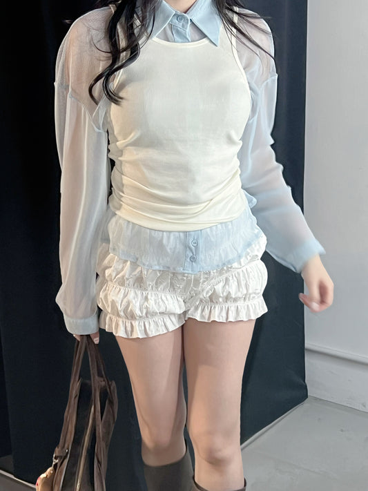 A41 Ruben Seoul Puff Shorts