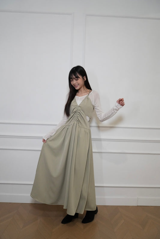 A11 Becara Dessert-Cake Maxi Dress