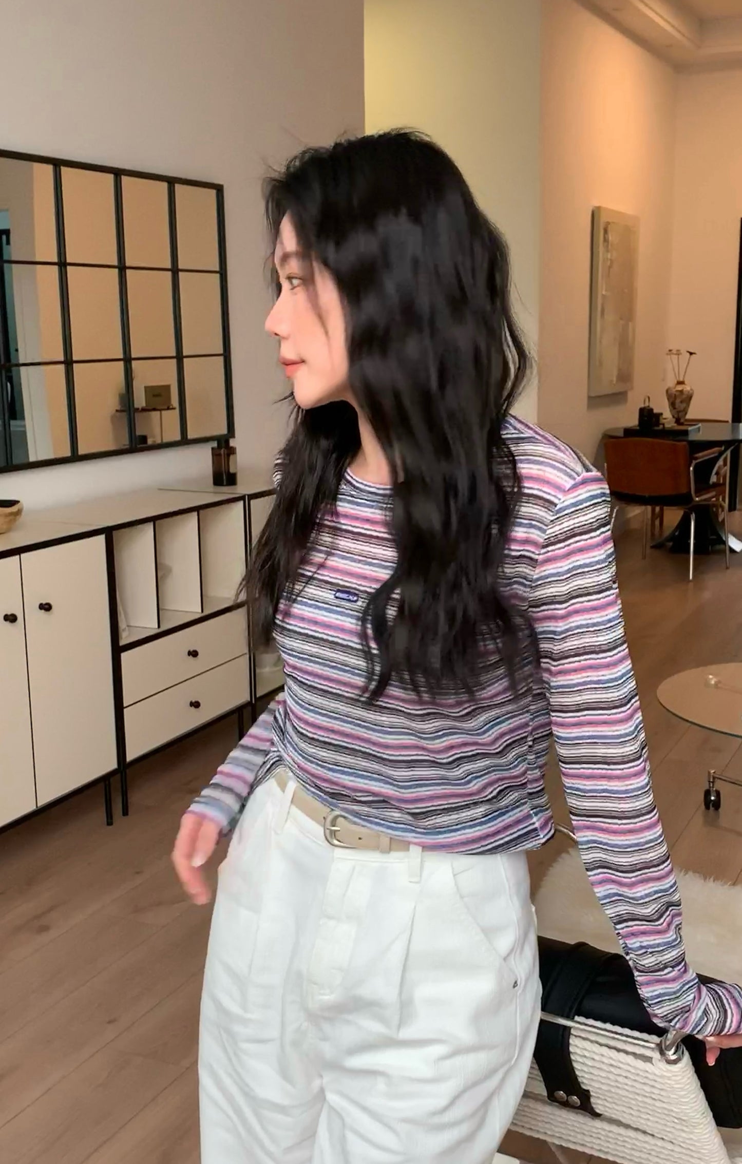 FLASHY DRUNK~ Cooling long-sleeved tee