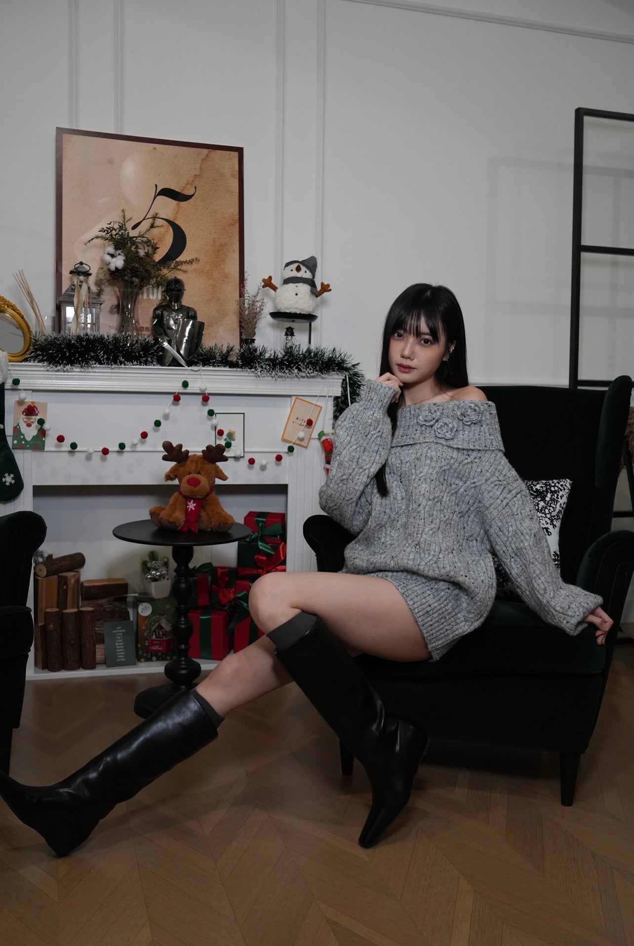 A07 Perkins Signature Leather Boots