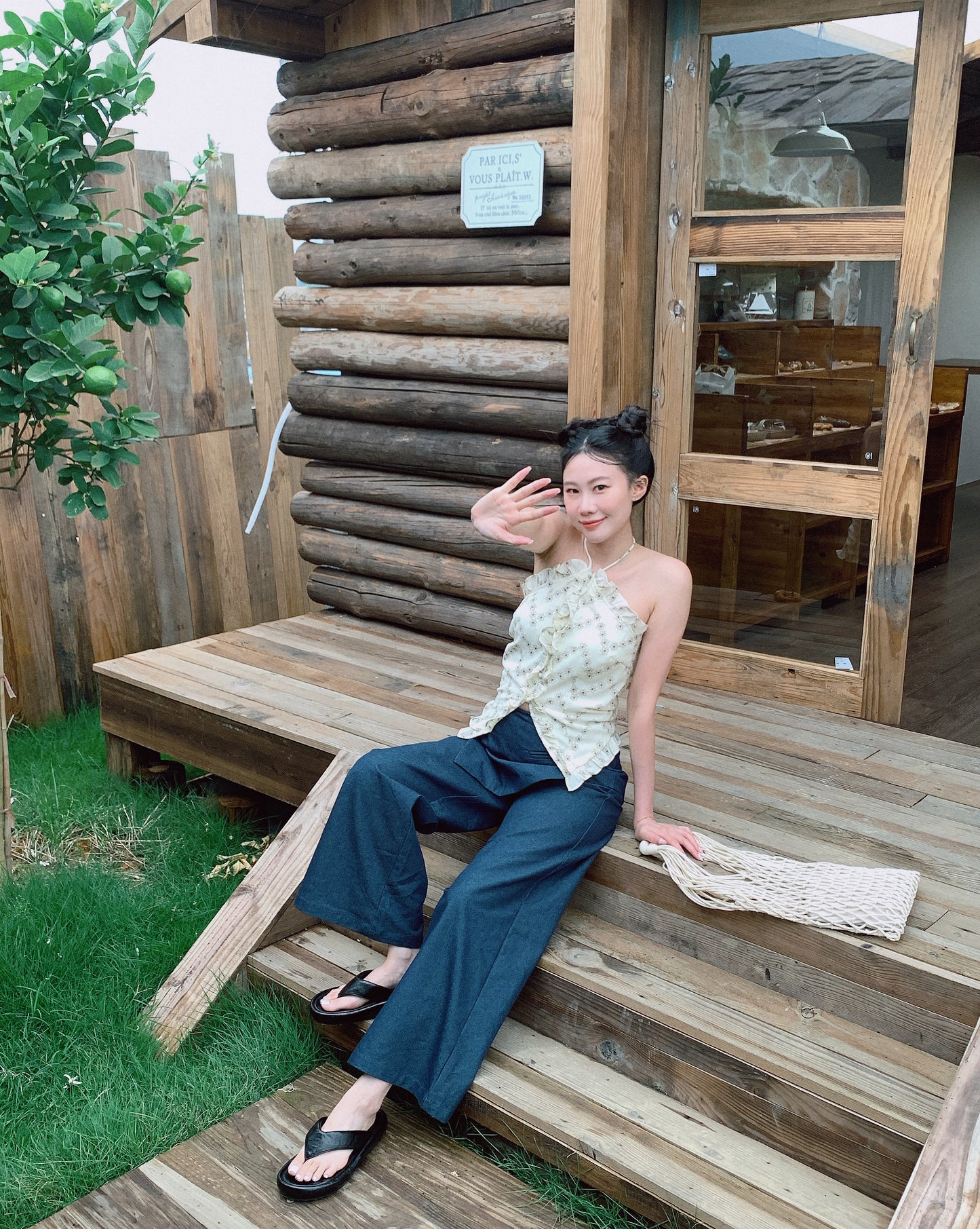 9090girl! Mesh Tote- Styled With Inner Pouch