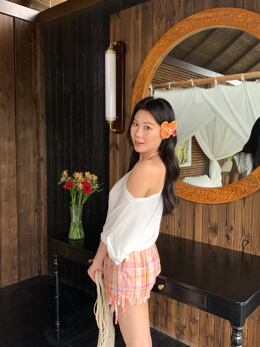 Hawaii Top (Includes a Floral Hair Clip)