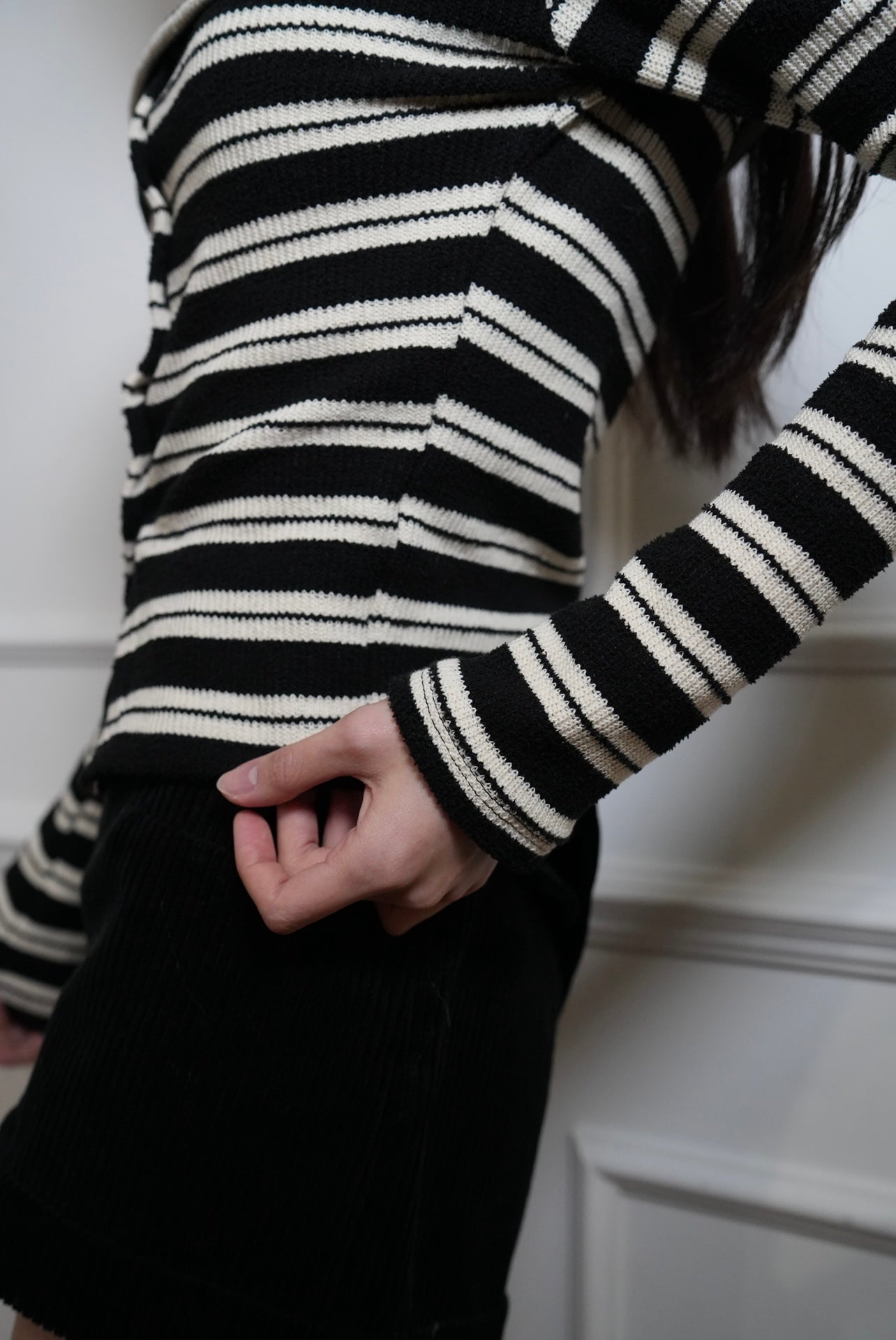 トップス AKIRANAKA Bente irregular stripe knit Rolla's - Weekend Stripe Sweater – BONA DRAG