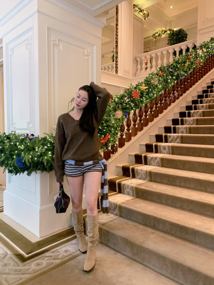 A30 H&G Striped Knit 3-Piece Set