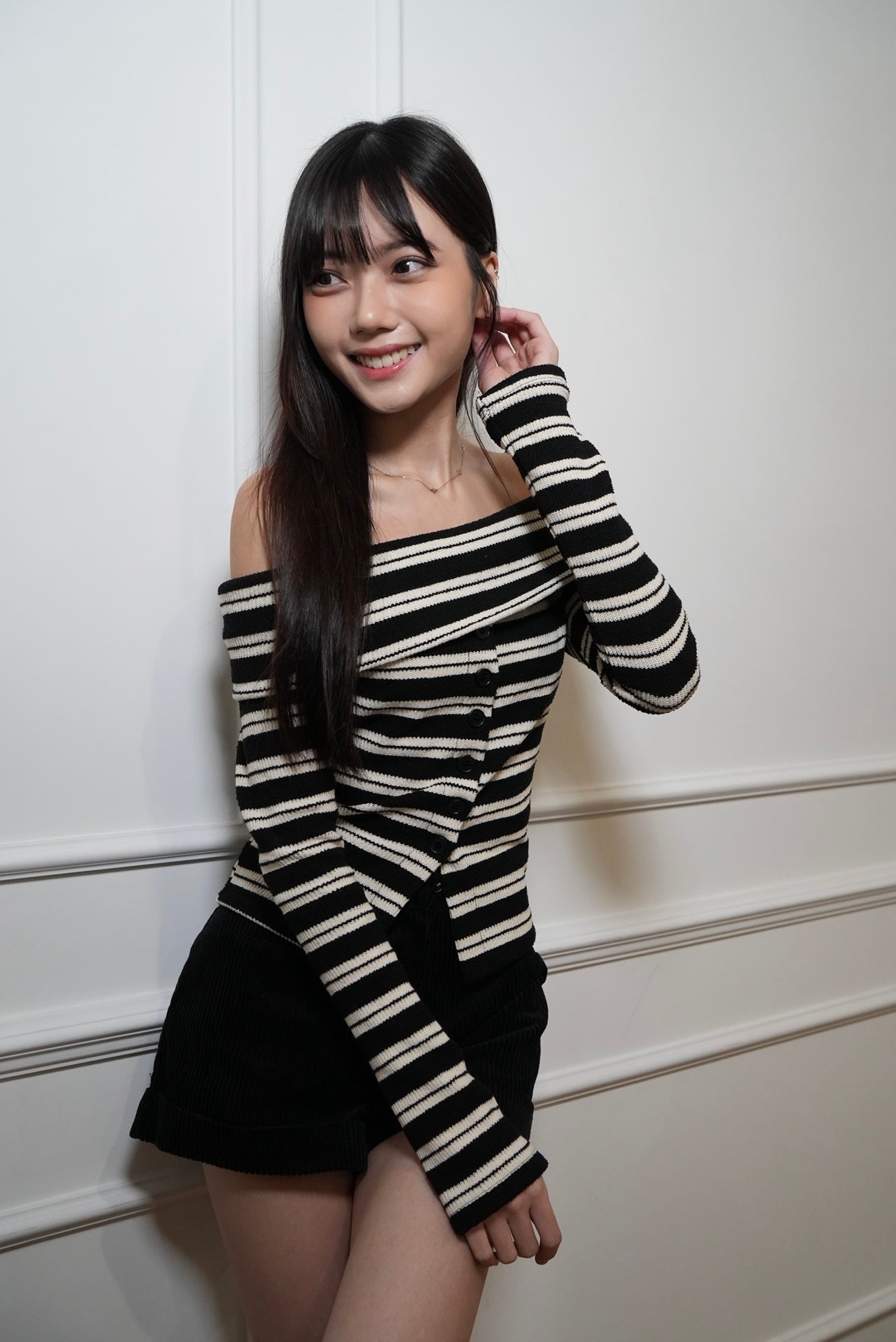 A22 Necy Pure Seduction Stripe-Knit