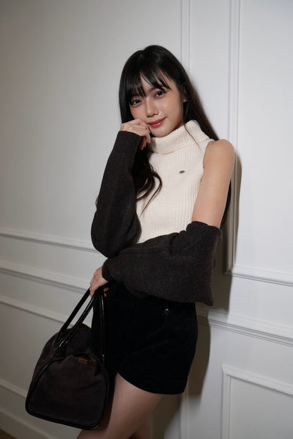 A06 Baby Girl Velvet Shorts