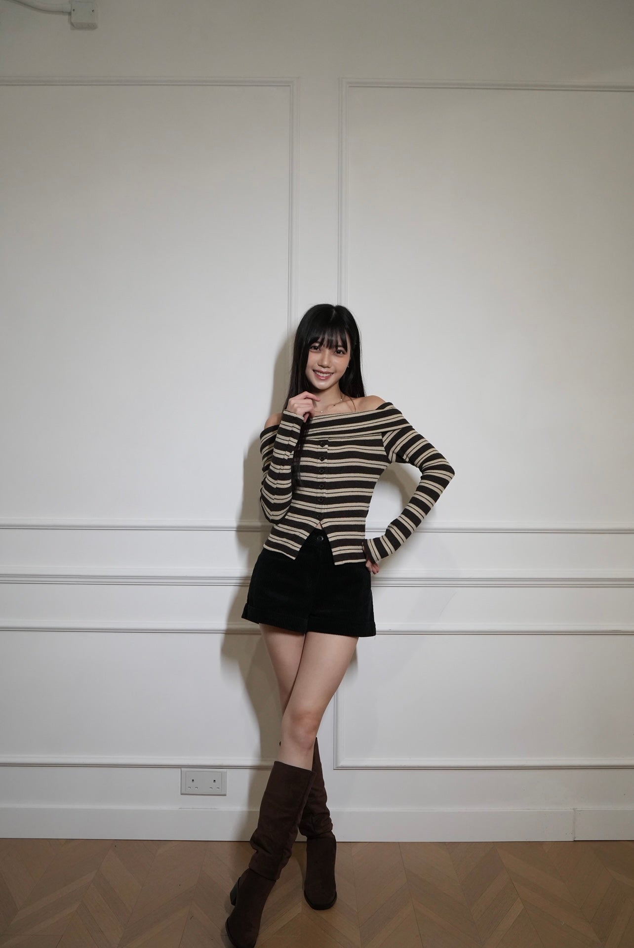 A03 Debo Stacked Suede Boots