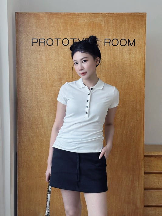 Ace Collection: Sporty Polo Top