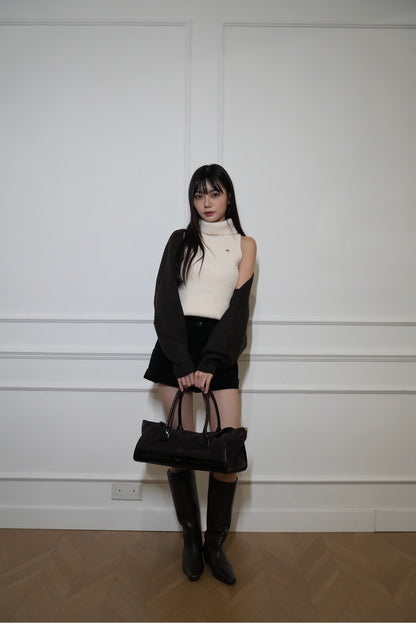 A06 Baby Girl Velvet Shorts