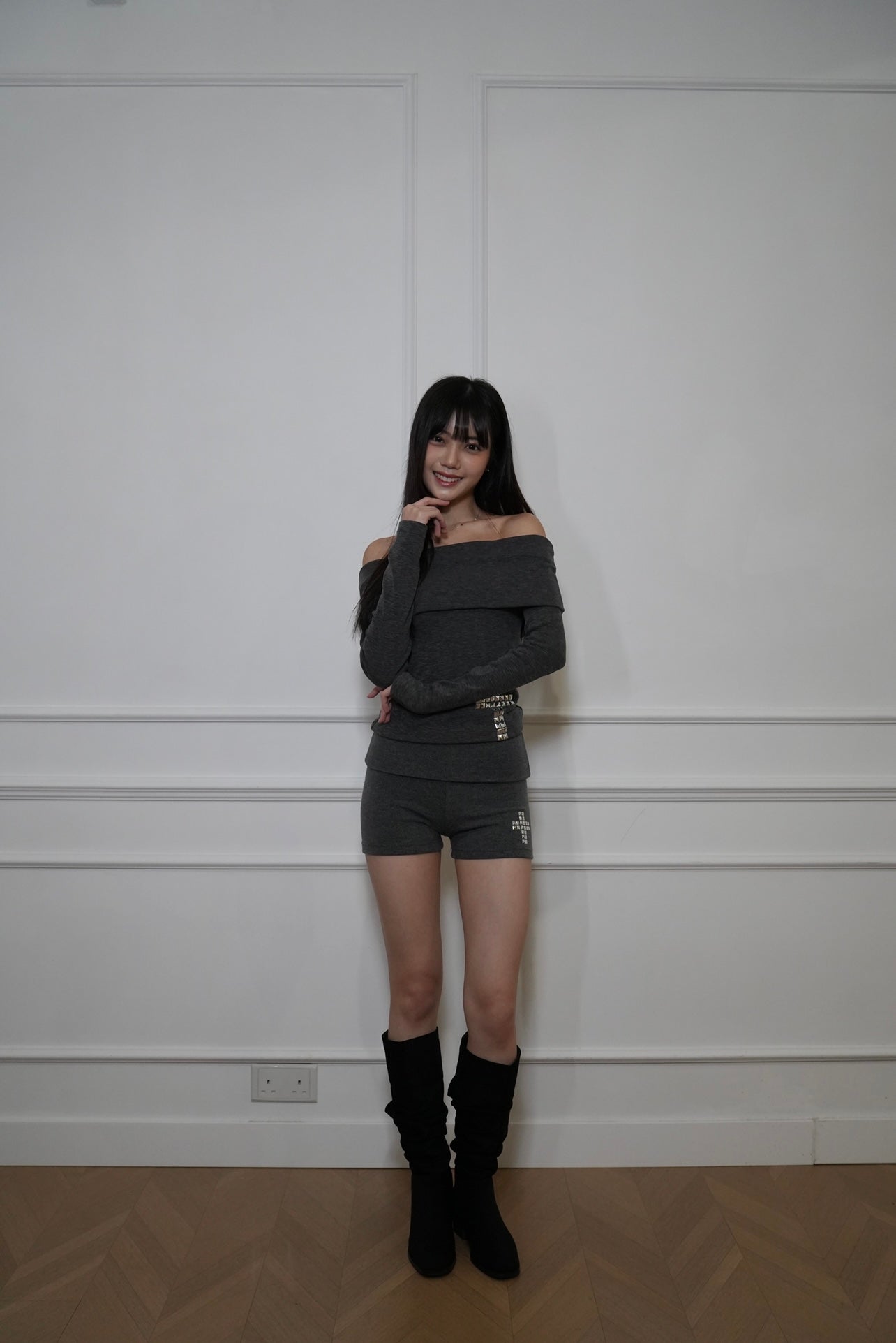 A03 Debo Stacked Suede Boots