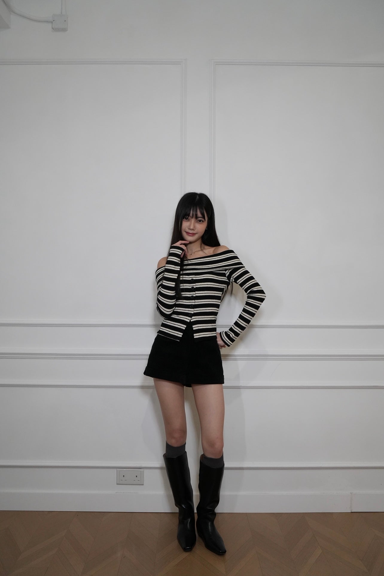 A22 Necy Pure Seduction Stripe-Knit