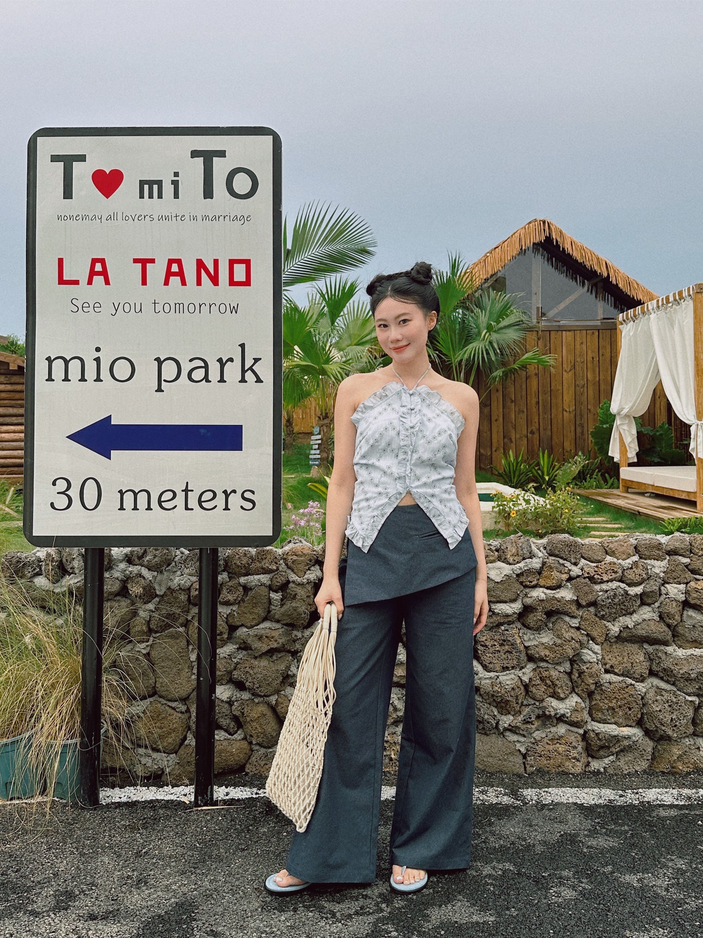 9090girl! Mesh Tote- Styled With Inner Pouch