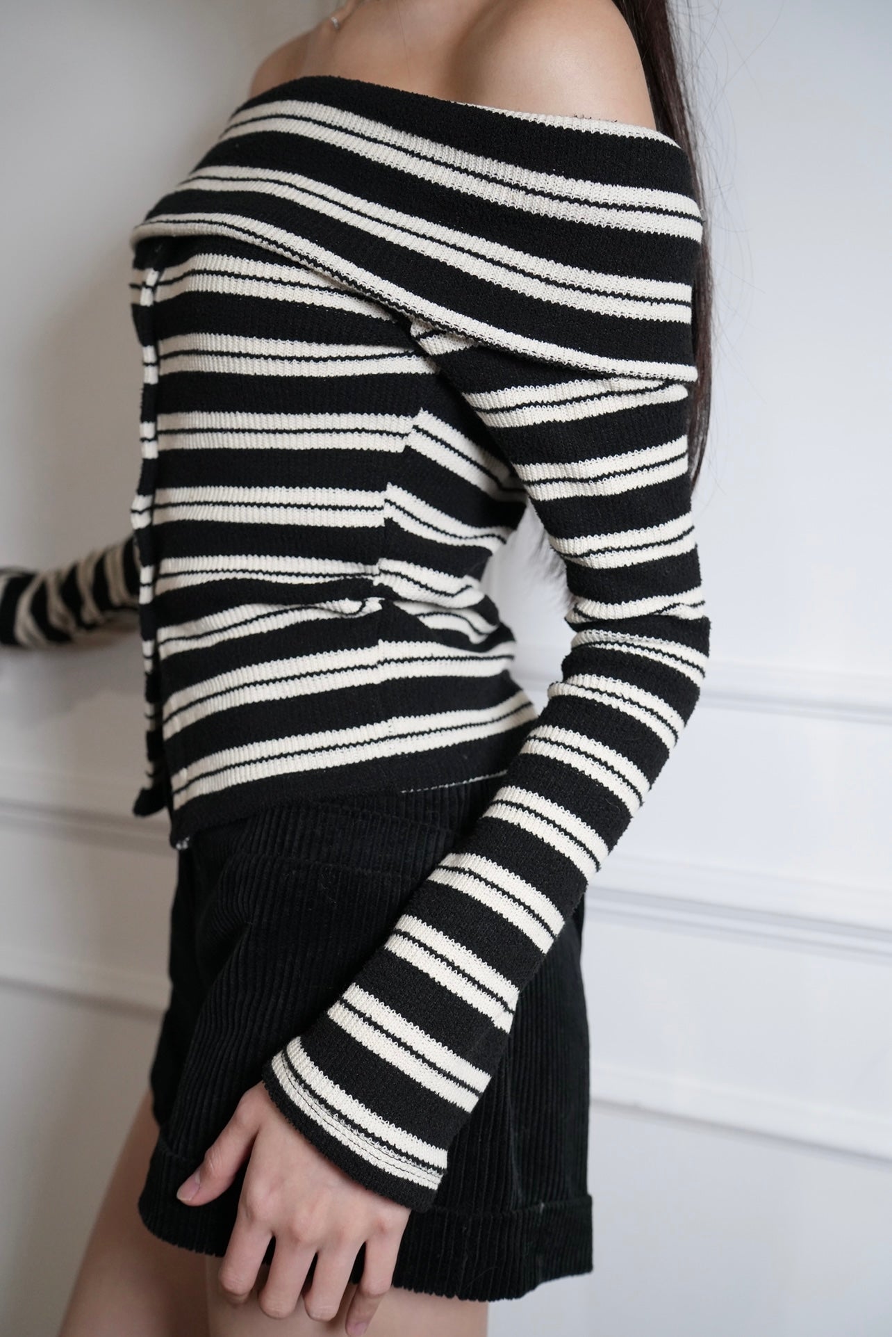 A22 Necy Pure Seduction Stripe-Knit