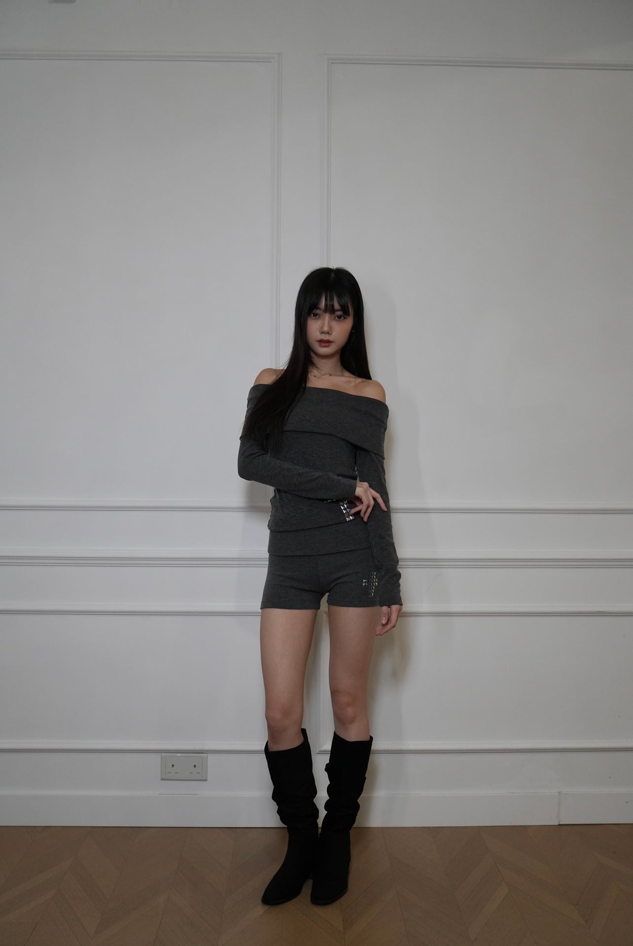 A03 Debo Stacked Suede Boots