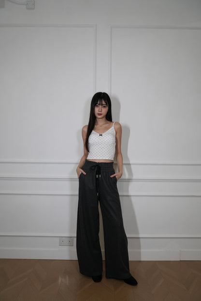 A25 Floral Bud Cotton Pants