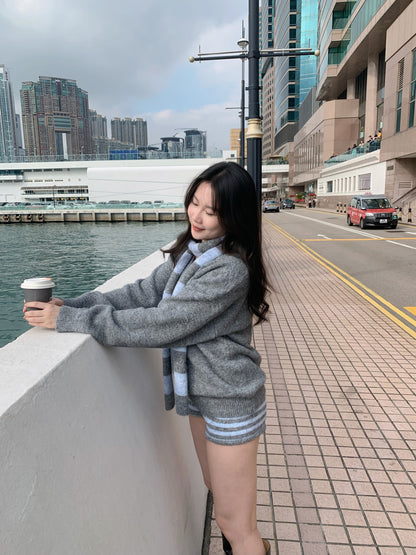 A30 H&G Striped Knit 3-Piece Set