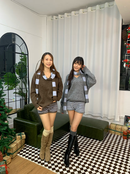 A30 H&G Striped Knit 3-Piece Set