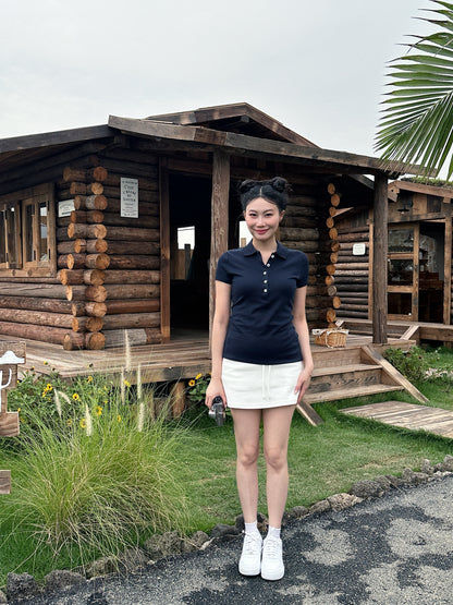 Ace Collection: Sporty Polo Top