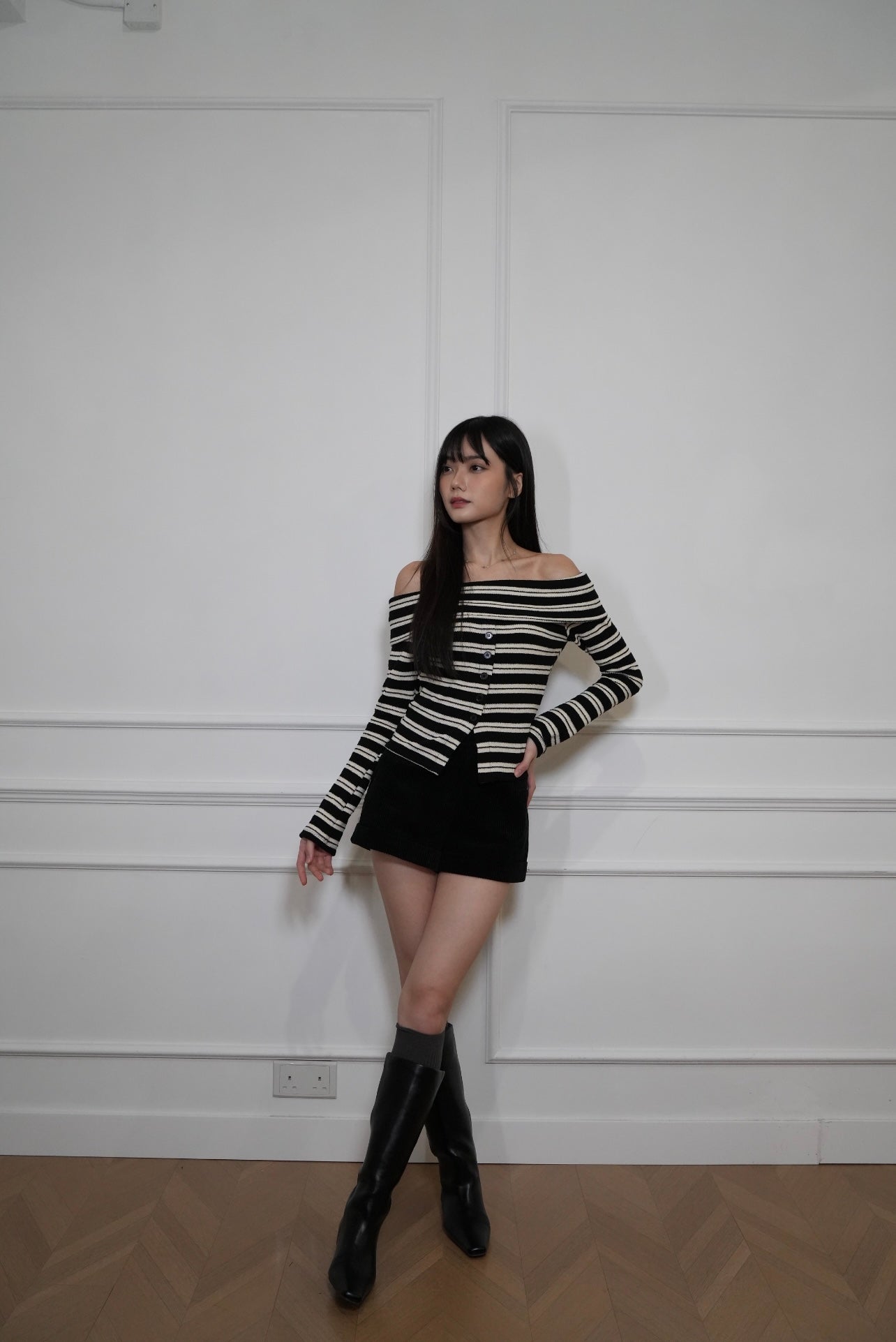 A22 Necy Pure Seduction Stripe-Knit