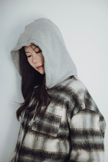 A20 Must-Have: Halo Plaid Hooded Coat