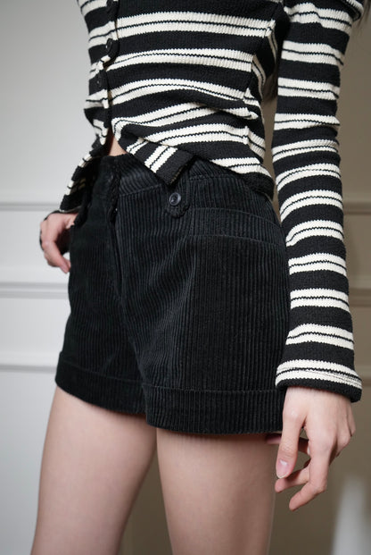 A06 Baby Girl Velvet Shorts