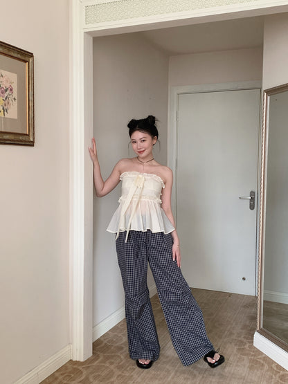 J-Pop Check Pants