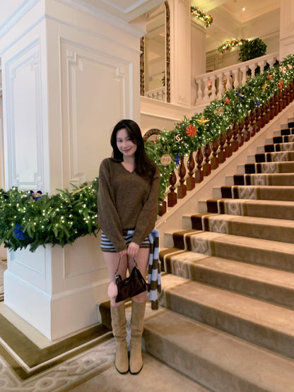 A30 H&G Striped Knit 3-Piece Set