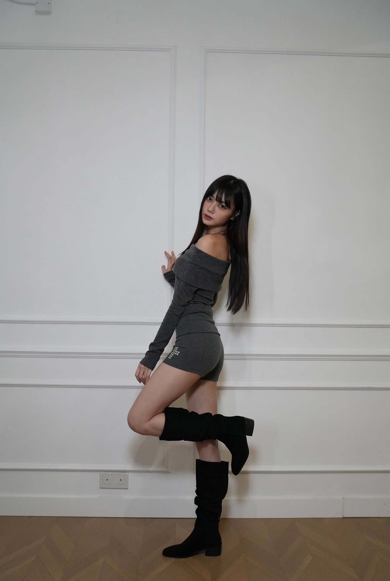 A03 Debo Stacked Suede Boots