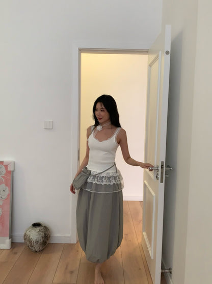 Functional girl bubble skirt pop ＜3 pop ＜3 pop Popping bubble skirt (including waist bag)