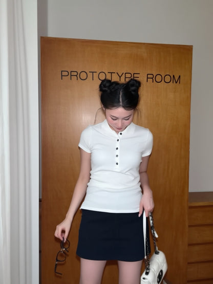 Ace Collection: Sporty Polo Top