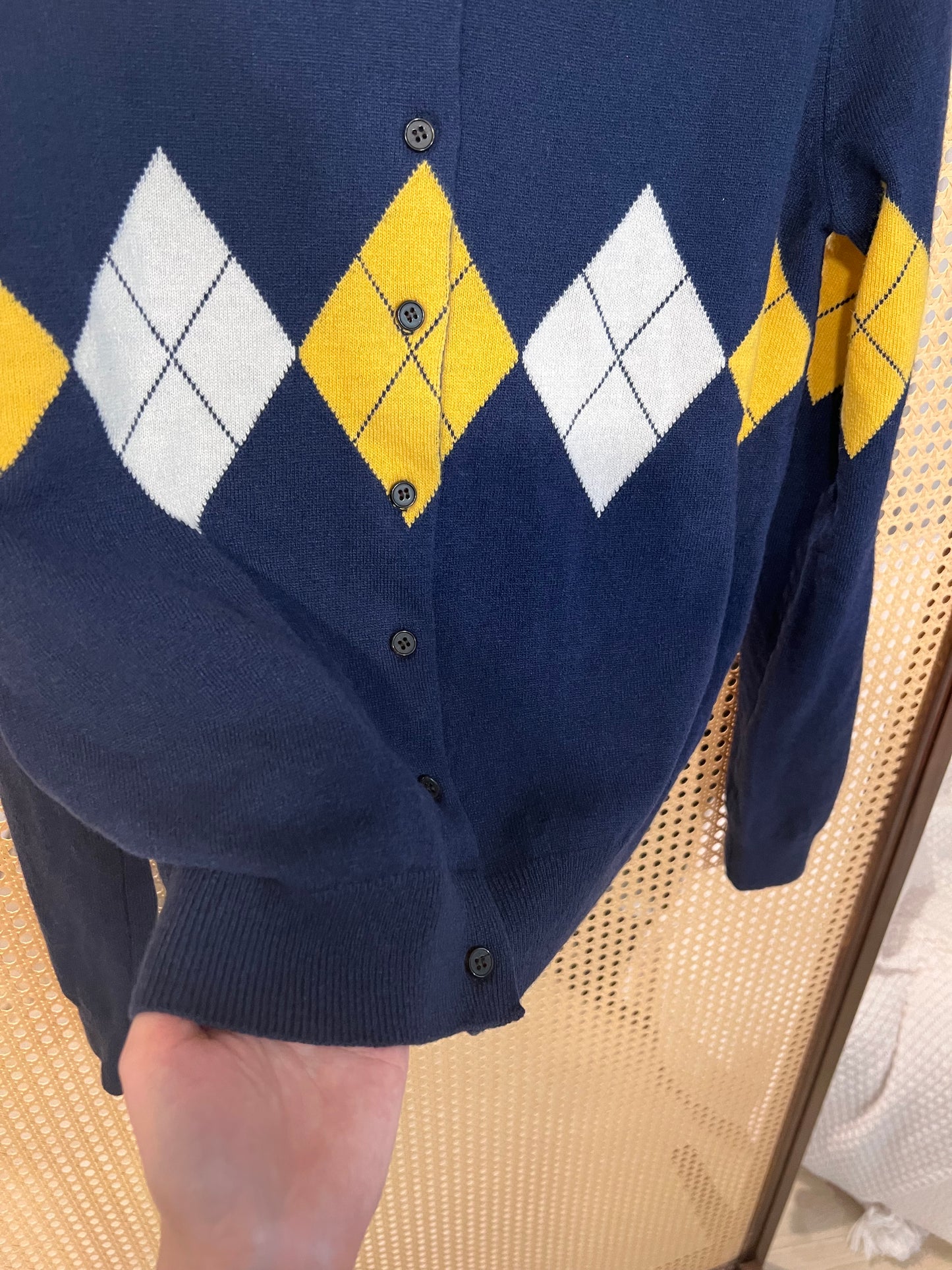 A42 The Hampton Wool Quilted Cardigan