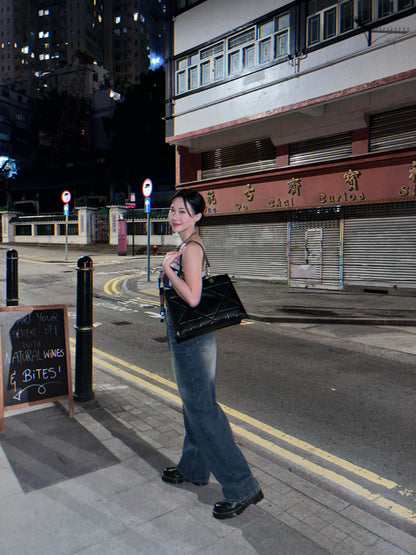 The Idol Jeans Leather Pocket Denim