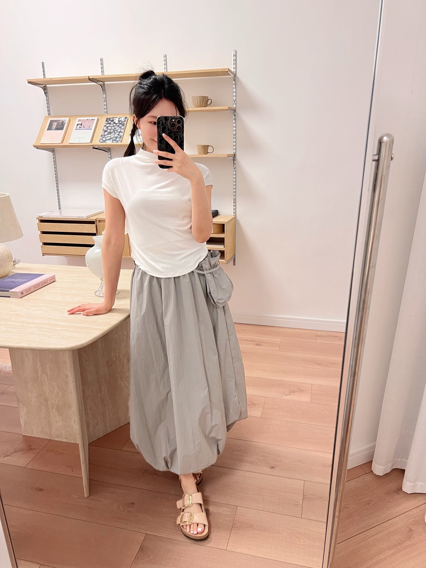 Functional girl bubble skirt pop ＜3 pop ＜3 pop Popping bubble skirt (including waist bag)