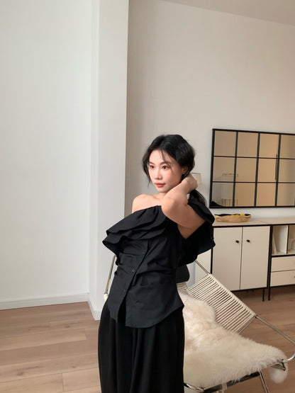 Two ways designer off-shoulder shirt (I just love it!!!!!)