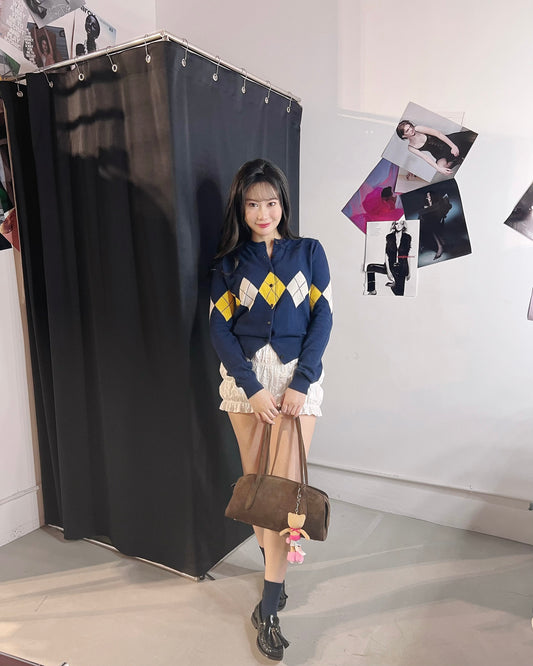 A42 The Hampton Wool Quilted Cardigan