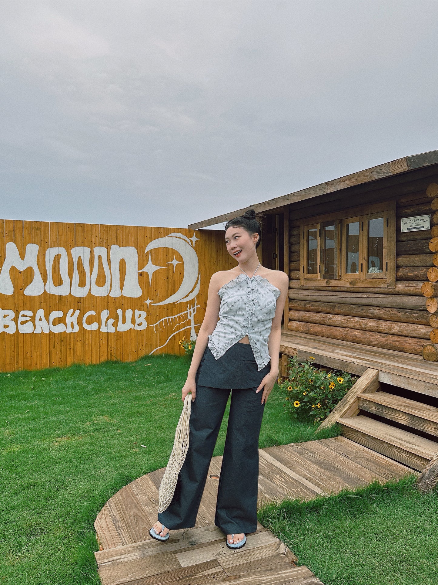 9090girl! Mesh Tote- Styled With Inner Pouch