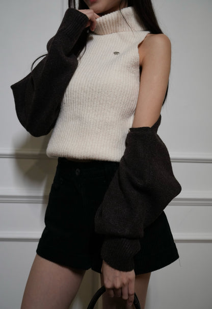 A06 Baby Girl Velvet Shorts