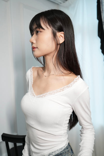 A27 My Go-To Lace Top (Kept Both Colors!)