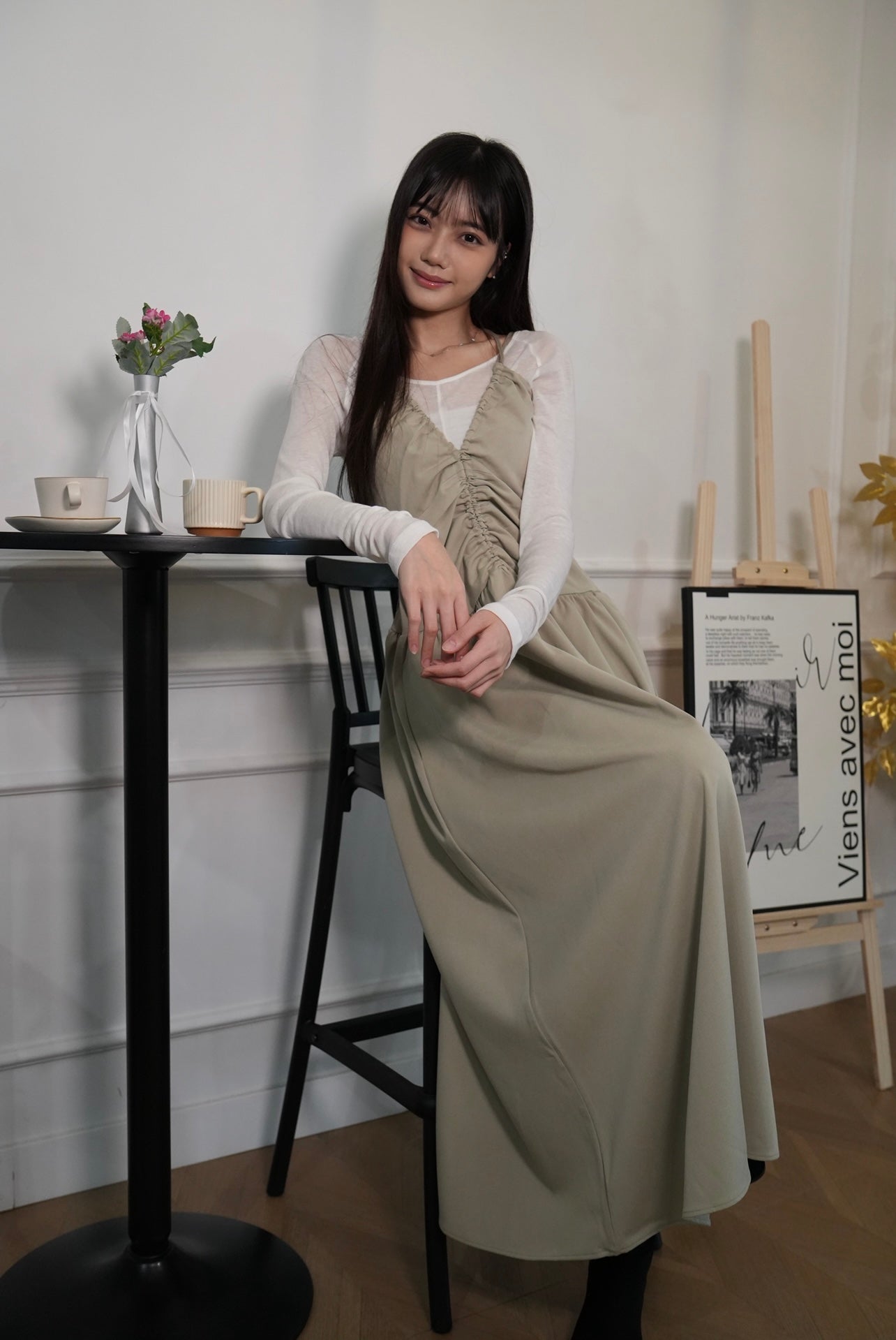 A11 Becara Dessert-Cake Maxi Dress