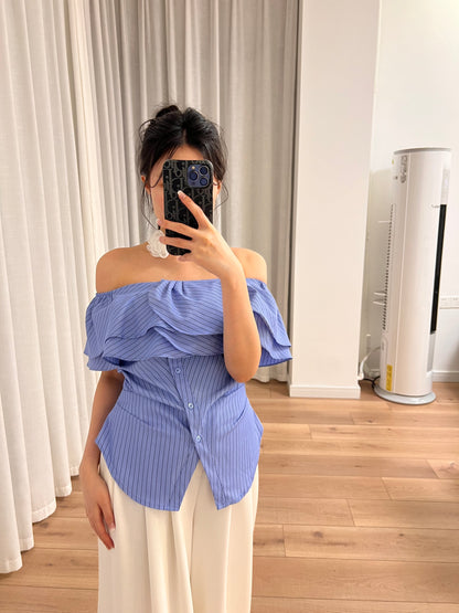 Two ways designer off-shoulder shirt (I just love it!!!!!)