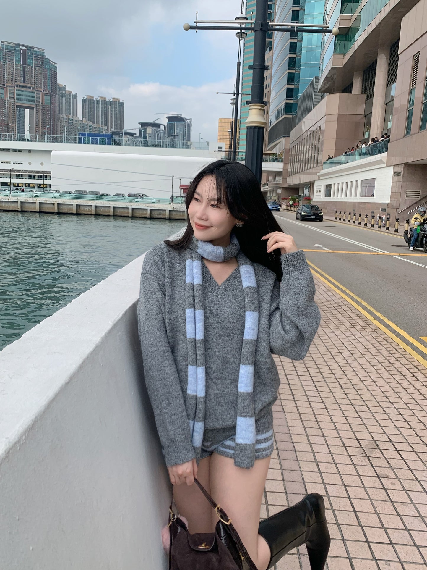 A30 H&G Striped Knit 3-Piece Set