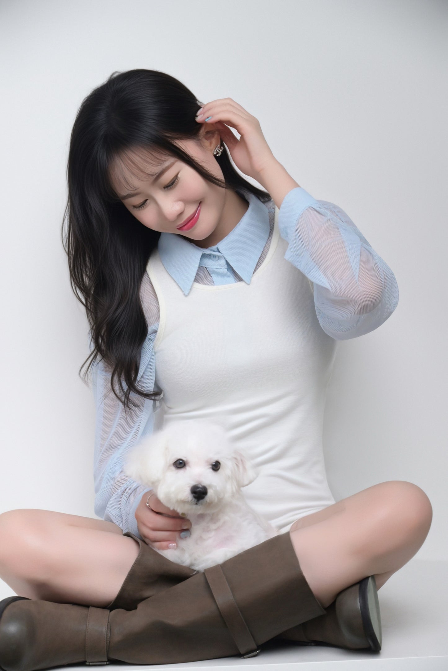 A36 Wonyoung Leather Boots