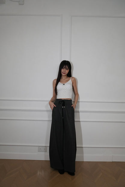 A25 Floral Bud Cotton Pants