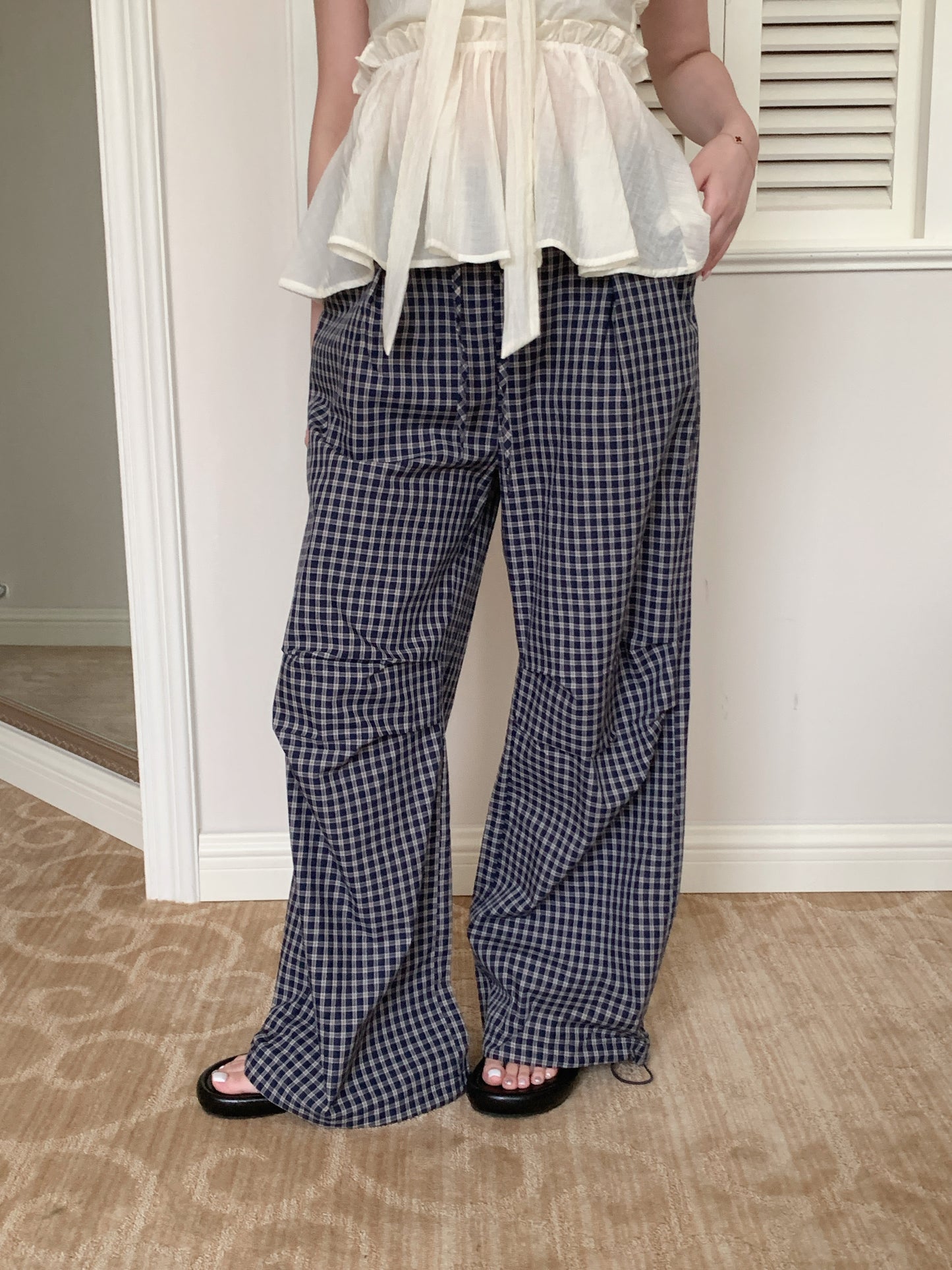 J-Pop Check Pants