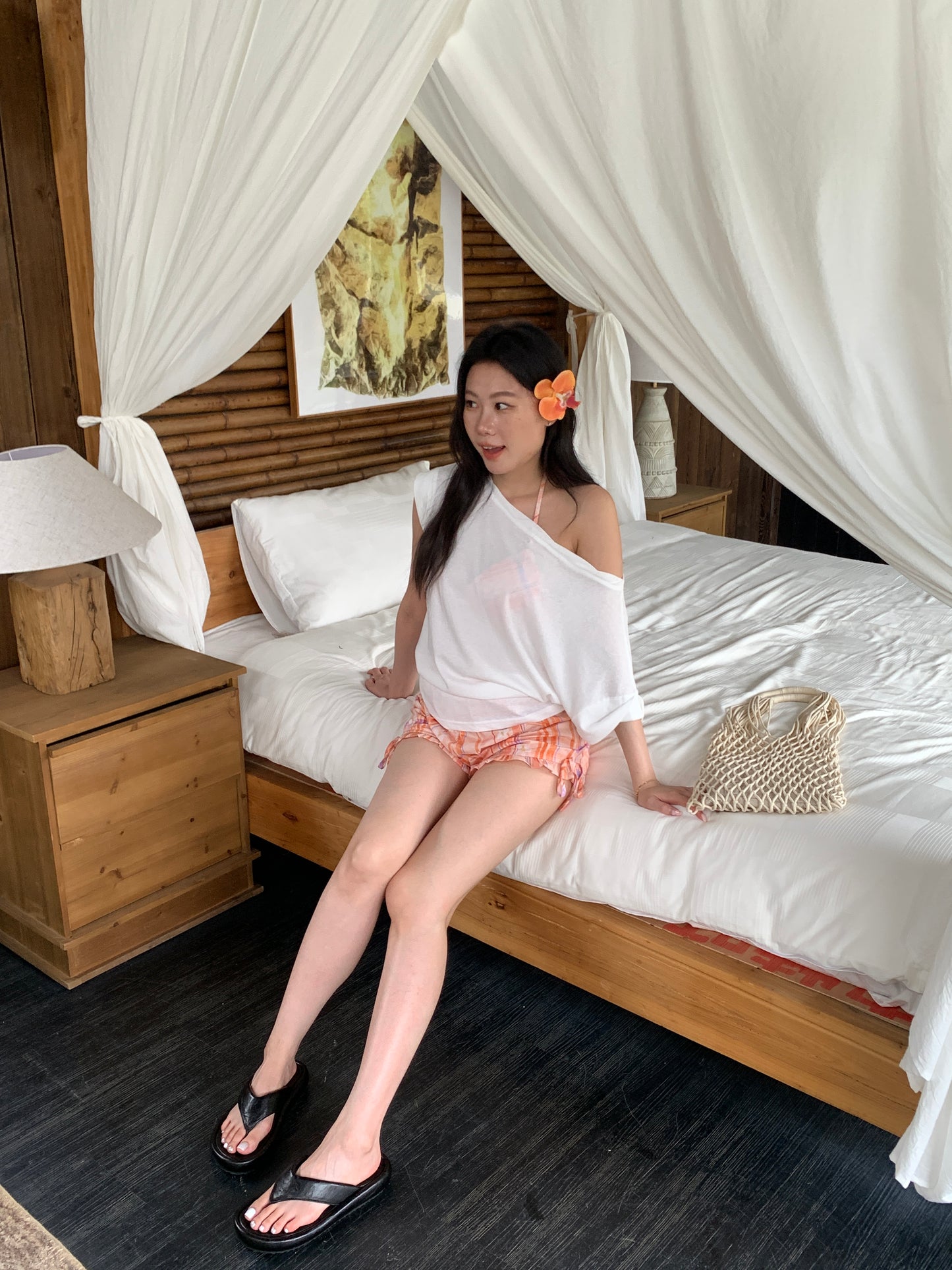 9090girl! Mesh Tote- Styled With Inner Pouch