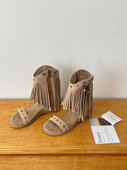 Baha Leather Boot Sandals